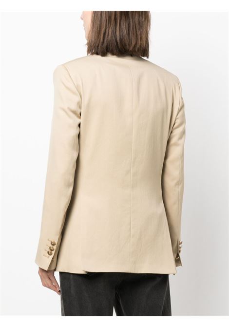 Beige double-breasted blazer - GOLDEN GOOSE women GOLDEN GOOSE | GWP00829P00126715272
